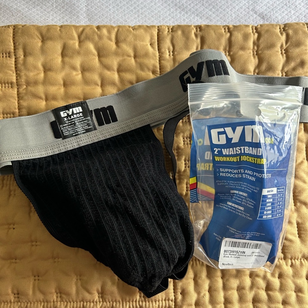 COPY - NWT Men’s Black XL GYM Jockstrap